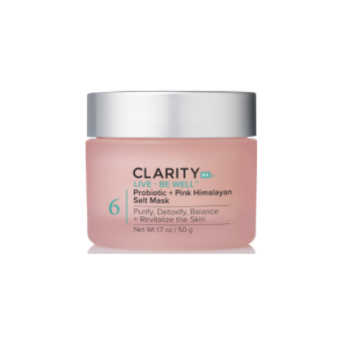 Clarity: LIVE + BE WELL Probiotic and Pink Himalayan Salt Mask
